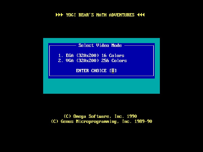 Yogi Bear's Math Adventures